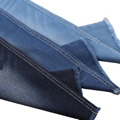 Harga bagus Kain Denim Katun Spandex Lyocell 6.5oz untuk Kemeja Warp Slub on line