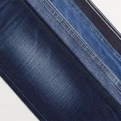 Harga bagus Kain Denim Stretch Crosshatch Slub 190 cm 11 oz Kurang Dari 2 Dolar on line