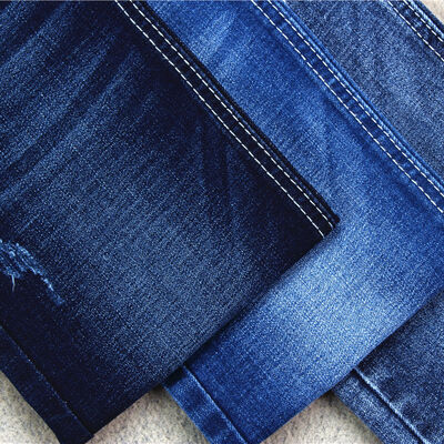 Harga bagus Soft Cross Slub Denim Fabric Ladies Stretch Jeans 10 oz untuk Harga Grosir on line