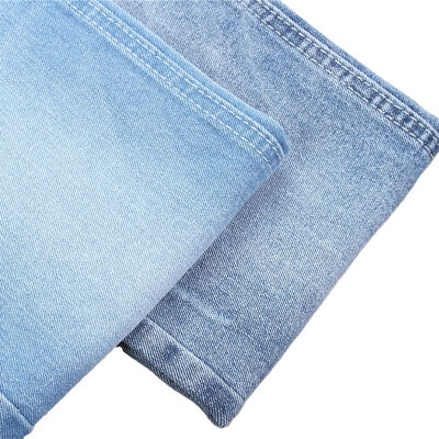 Harga bagus 9.5 oz Medium Weight Denim Fabric Cotton Poly Spandex Power Stretch untuk grosir on line