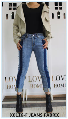 Harga bagus 11oz Bahan Fleece Stretchy Jeans on line