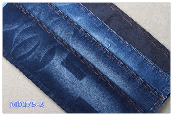 Harga bagus Dark Blue 9.4oz 2% Lycra 72% Cotton 26% Polyester Denim Fabric Denim Raw on line
