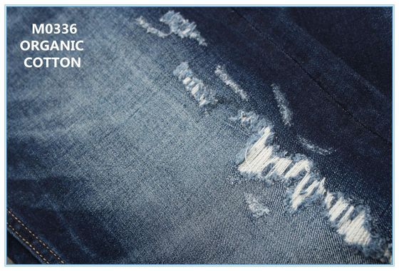 Harga bagus 10.5 Oz Nice Stretch Medium Weight kain denim organik Untuk Jeans Pria on line