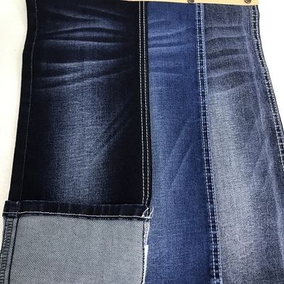 Harga bagus Bubblegum 9.5 OZ Medium Weight Warp Slub Stretch Denim Fabric Untuk Pria on line
