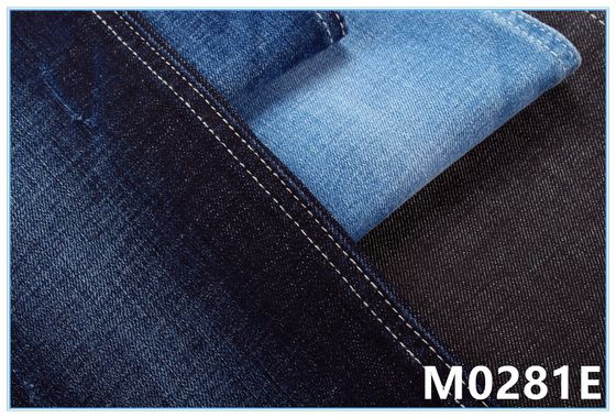 Harga bagus 373g 11oz 58% Cotton Crosshatch Denim Tekstil Fabric Untuk Jeans Pria on line