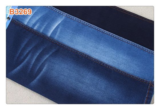 Harga bagus 69% Cotton 8.5oz Jeans Kain Denim Satin Merenggang Untuk Wanita Anak on line