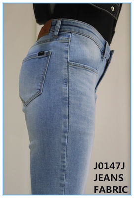 10oz 2% High Stretch Denim Fabric Slub Dark Blue 3/1 Tangan Kanan Twill Weave