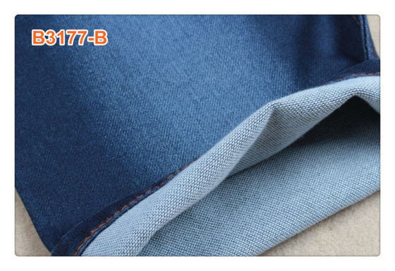 Harga bagus 73% Cotton 25% Spandex Stone Washed Denim Fabric Untuk Rok Jeans on line