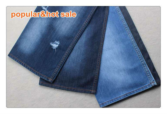 Harga bagus Pakaian Jeans Indigo Blue Stiff Hand 100 Cotton Denim Fabric Bahan Jean 12 Oz on line