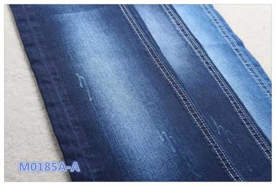Harga bagus 9oz Slub Style Indigo Woven 98 Cotton 2 Bahan Elastane Kain Denim Jeans on line
