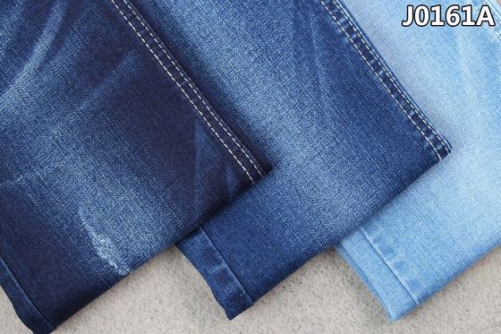 Harga bagus Warp Slub TR 10oz Denim Fabric High Stretch Untuk Jeans Wanita on line