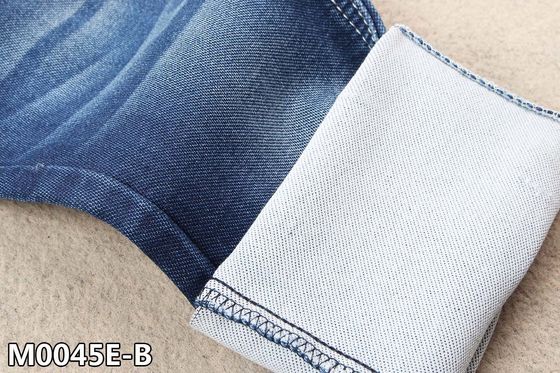 Harga bagus 10.6oz Kain Katun Spandex Denim Lapisan Ganda Menenun Lembut on line