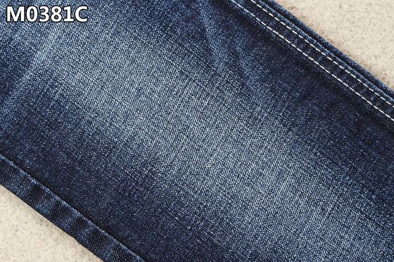 Harga bagus 11 Ons Cross Hatch Cotton Polyester Denim Fabric Sedikit Elastis Untuk Mens Jeans on line