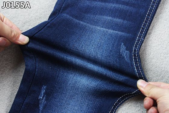Kain Denim Peregangan 8.3OZ Dengan Slub 2% Spandex Fabric Textile Sanforizing
