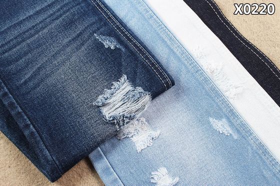 Harga bagus 7 X 7 OE Benang Katun Berat Kain Denim Poliester Tanpa Peregangan 13.6oz on line