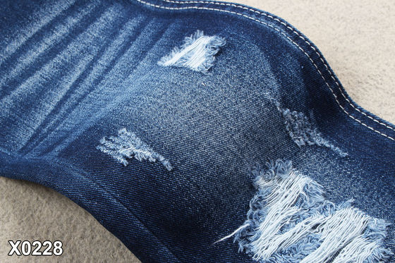 Harga bagus 11.3 Once 100 Cotton Denim Fabric 180cm Lebar Super 10OE x 7OE on line