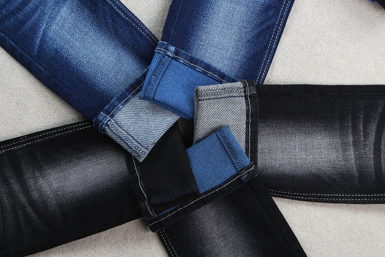 Harga bagus Kain Kepar Denim Peregangan Pakan Berwarna 59 