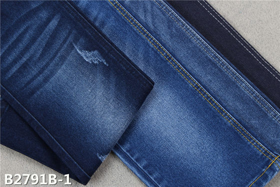 Harga bagus 10OE Benang No Slub 10 Oz Peregangan Kain Denim Gulungan Untuk Celana on line